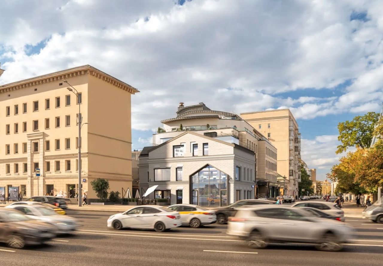 фасад дома, здание по адресу г Москва, ул Бахрушина, д 36/14 стр 3